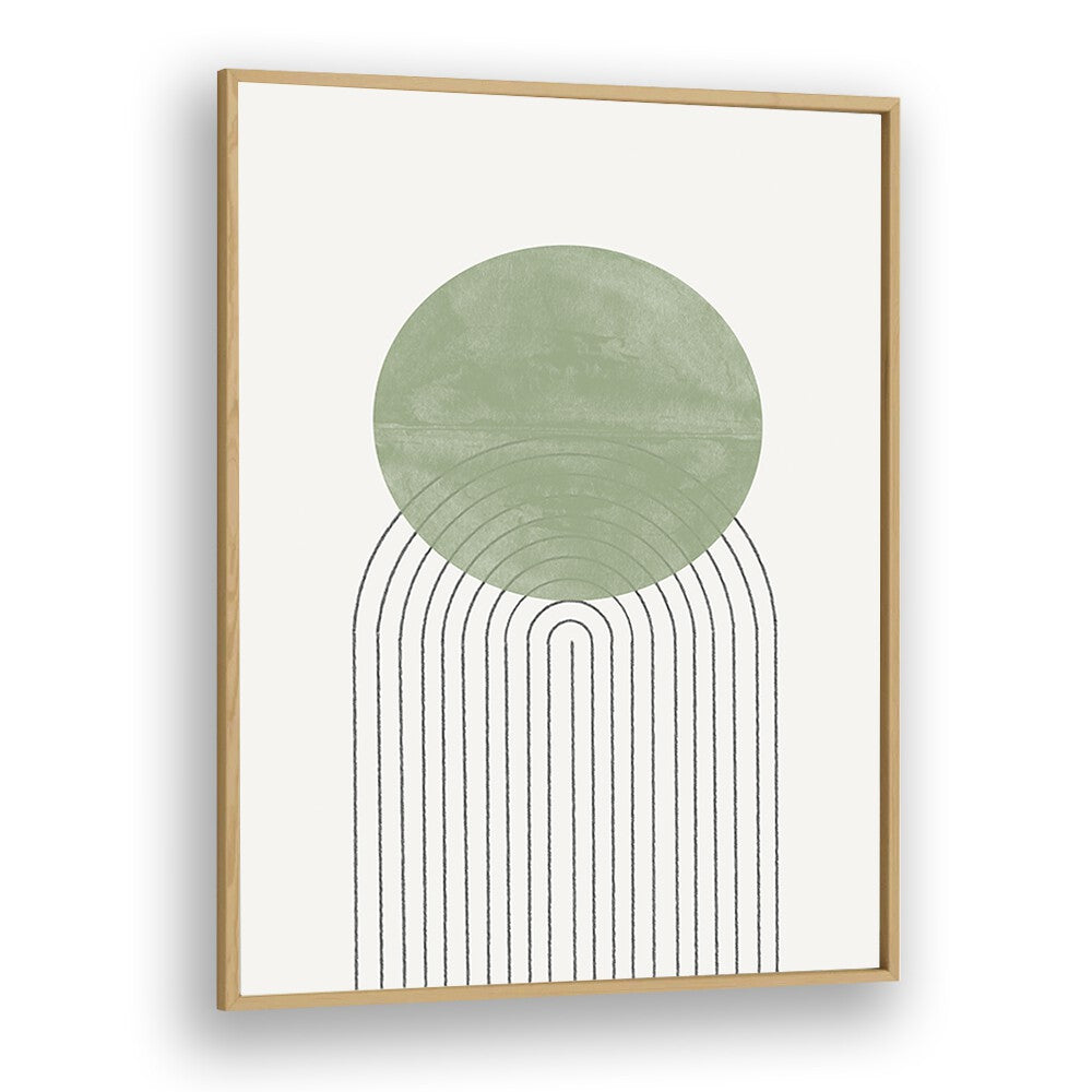 Discover the elegance of GREEN ABSTRACT, BOHO ART PAINTINGS, beautifully framed from The Miuus Studio.