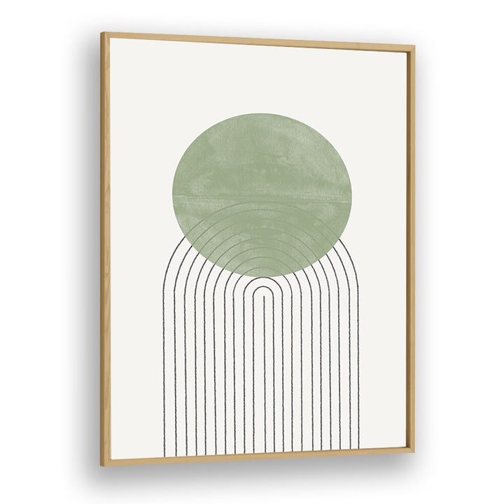 Discover the elegance of GREEN ABSTRACT, BOHO ART PAINTINGS, beautifully framed from The Miuus Studio.