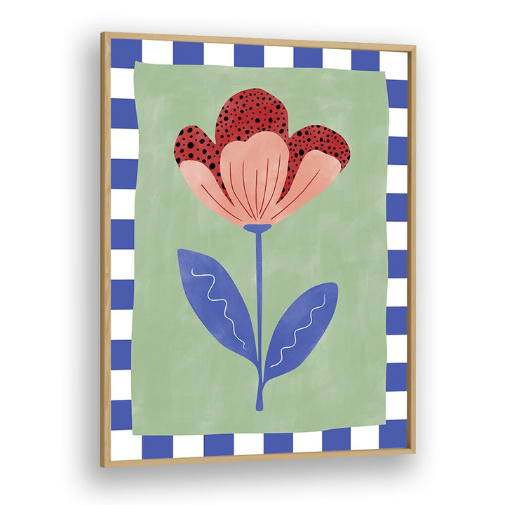 Vibrant RED FLOWER, a stunning addition to FLORAL FLOWER PAINTINGS by Elena Ristova, enhances any space beautifully.