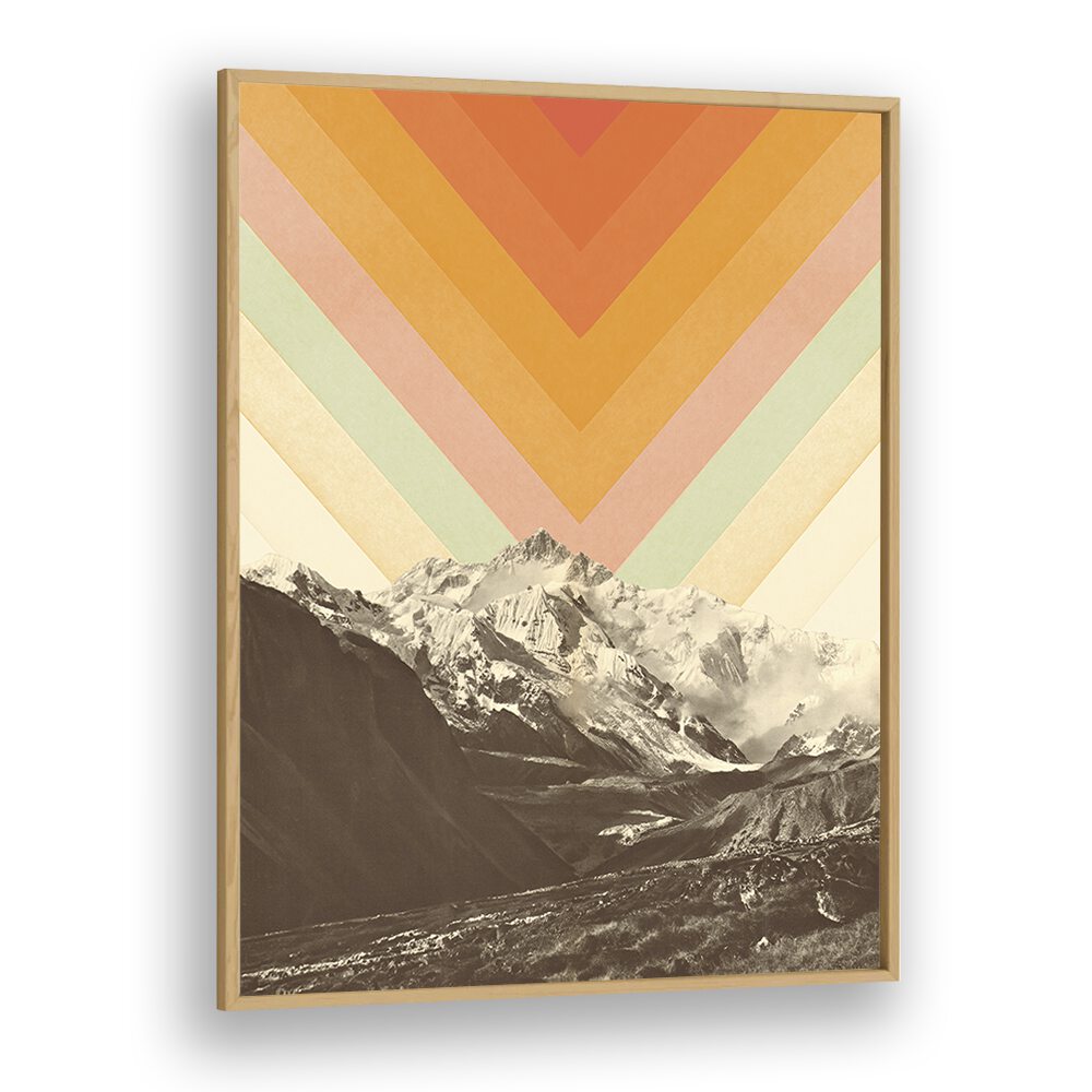 Stunning MOUNTAINSCAPE II, LANDSCAPE PAINTINGS by Florent Bodart, featuring majestic mountains and vibrant colors.