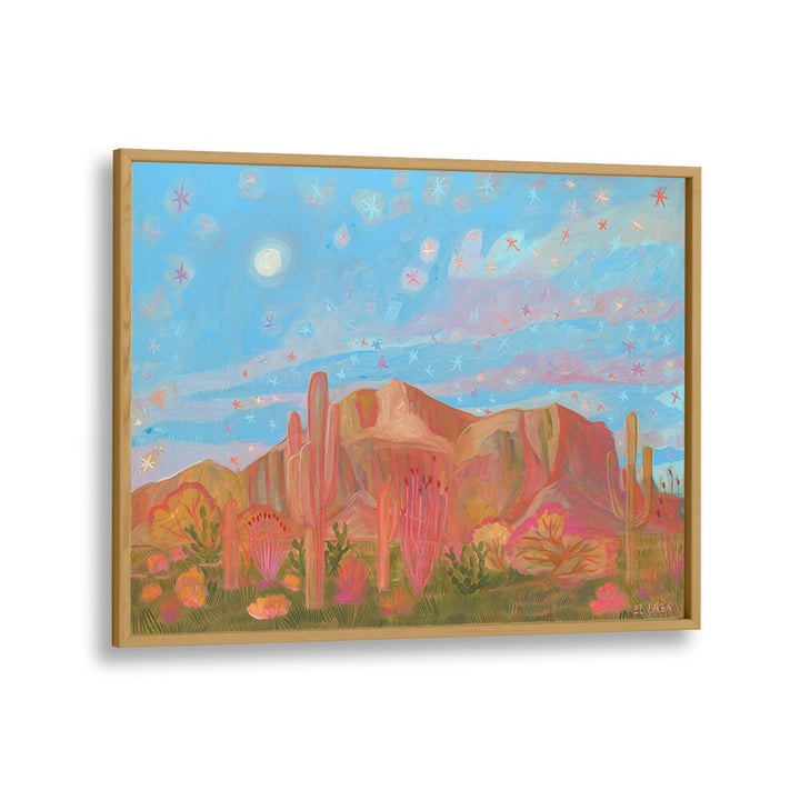 Vibrant STARRY NIGHT, LANDSCAPE PAINTINGS with serene landscapes and a starry sky, perfect for enhancing your decor.