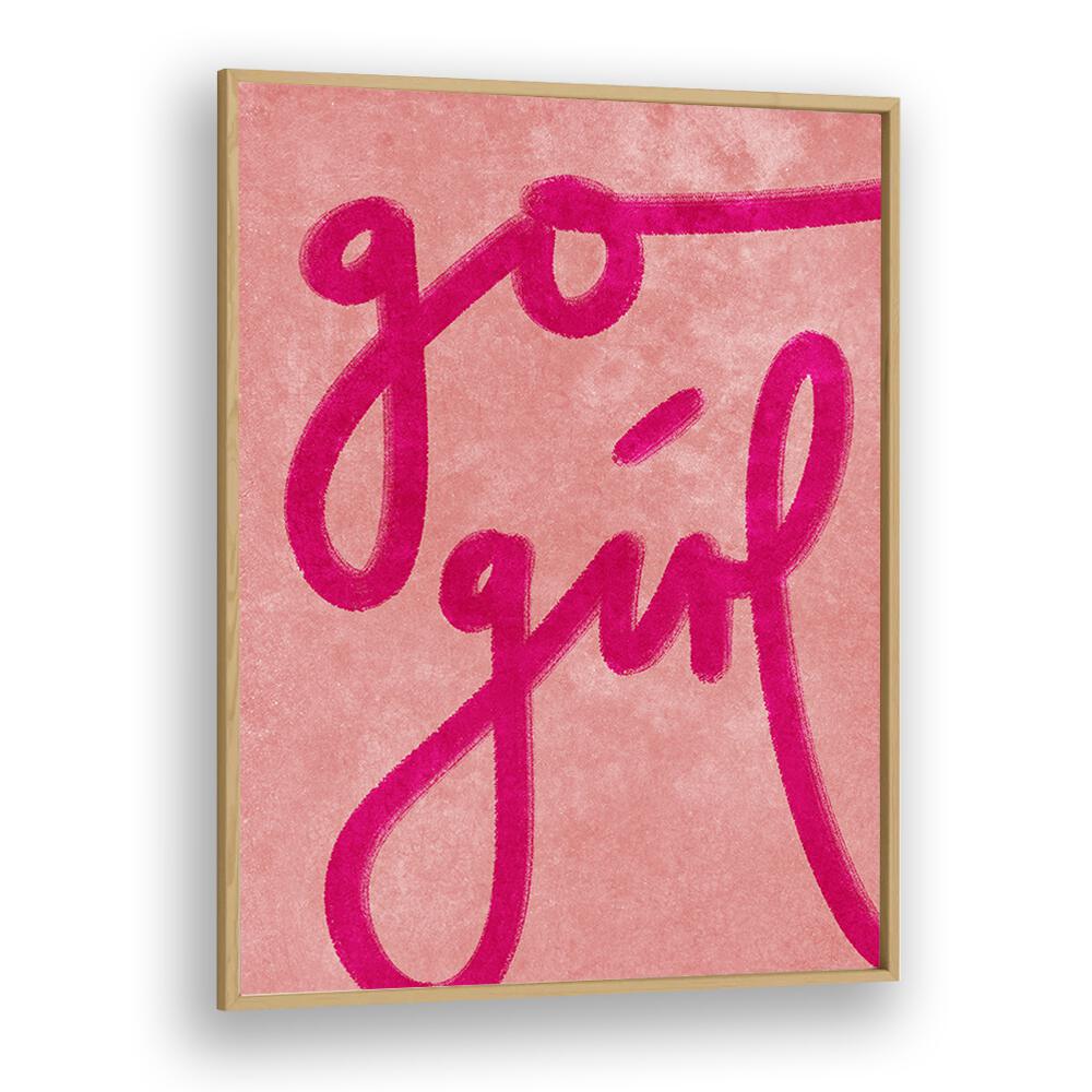 Stylish "GO GIRL, FASHION POSTERS" art by Raissa Oltmanns adds a bold touch to any living space. Perfect for decor!