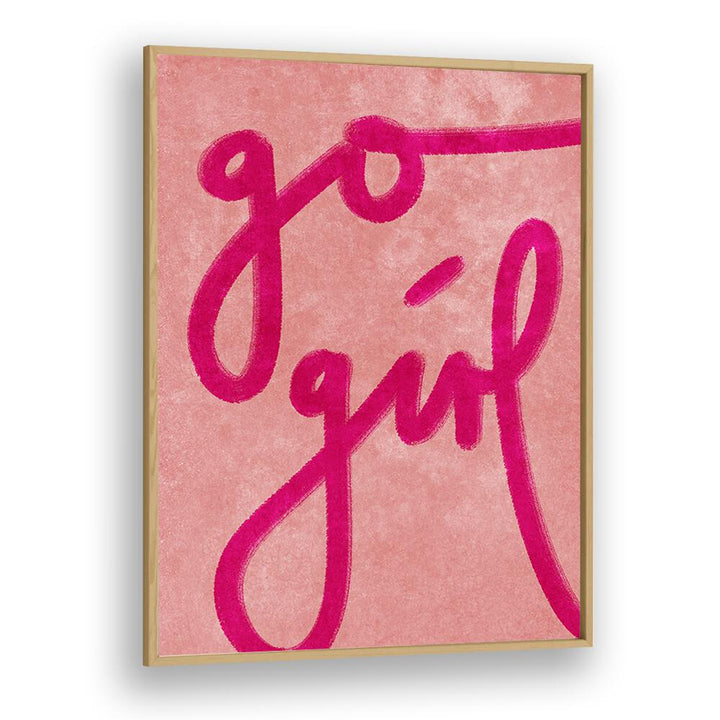 Stylish "GO GIRL, FASHION POSTERS" art by Raissa Oltmanns adds a bold touch to any living space. Perfect for decor!
