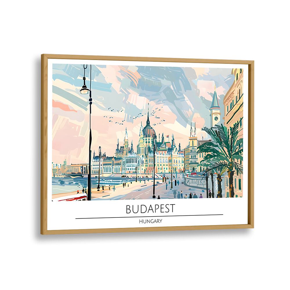 Stunning BUDAPEST CAPITAL CITY - HUNGARY, TRAVEL POSTERS showcasing the beauty of Hungary's historic architecture.