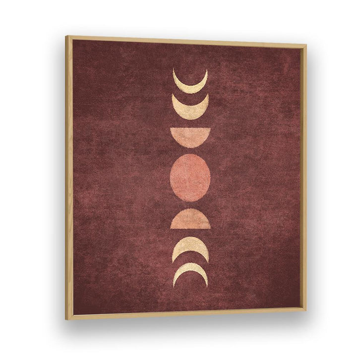 Transform your space with the enchanting VISNE MOON PHASES III, BOHO ART PAINTINGS by Emel Tunaboylu.