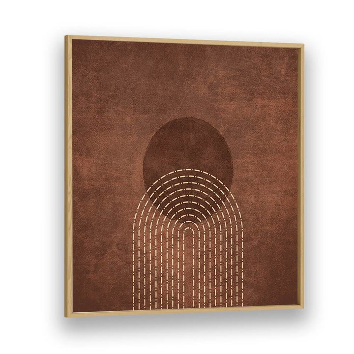 Rainbow Gate Dots, Boho Art Paintings by Emel Tunaboylu, elevate your space with stunning abstract design.