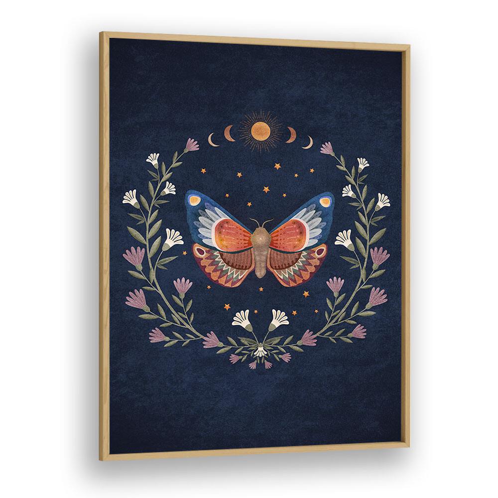 Captivating "BUTTERFLY II, ANIMAL PAINTINGS" by Emel Tunaboylu, perfect for enhancing your living space.