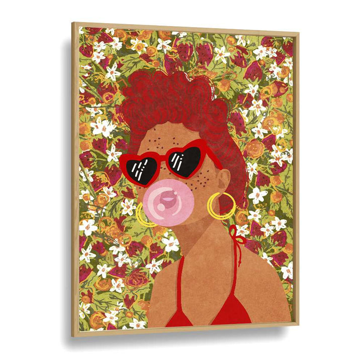 Stylish STRAWBEERY LADY fashion poster by Raissa Oltmanns, perfect for adding vibrancy to your space.