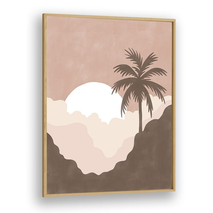 Stunning sunset landscape painting by Elena Ristova, perfect for transforming your space with serene beauty.