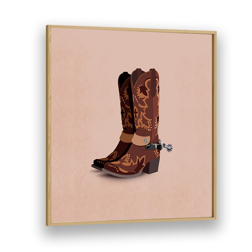 Stylish BOTLAR, COWBOY boots showcased in modern frame, reflecting Emel Tunaboylu's artistic elegance.