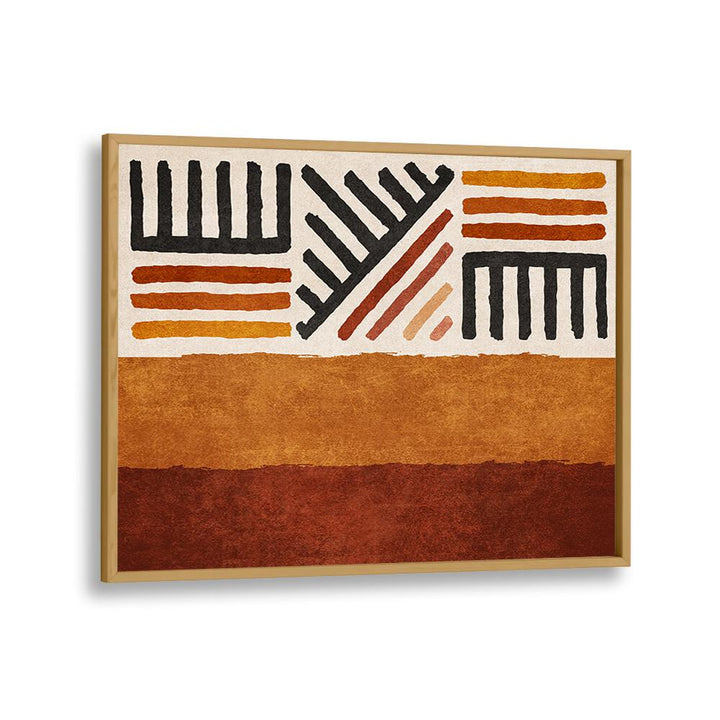 Elevate your decor with the Rug Pattern, Boho Art Paintings by Emel Tunaboylu, featuring earthy tones and unique designs.