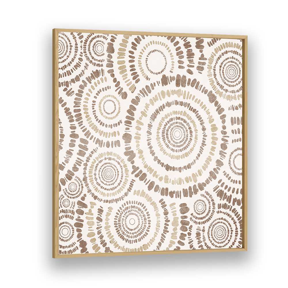 Stylish AGAC, BOHO ART PAINTINGS featuring elegant circular patterns in warm tones, perfect for modern decor.