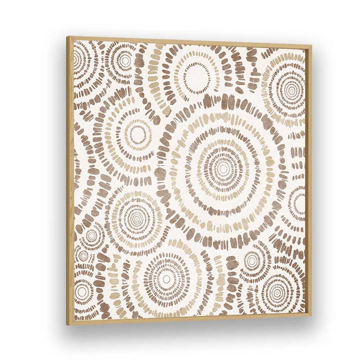 Stylish AGAC, BOHO ART PAINTINGS featuring elegant circular patterns in warm tones, perfect for modern decor.