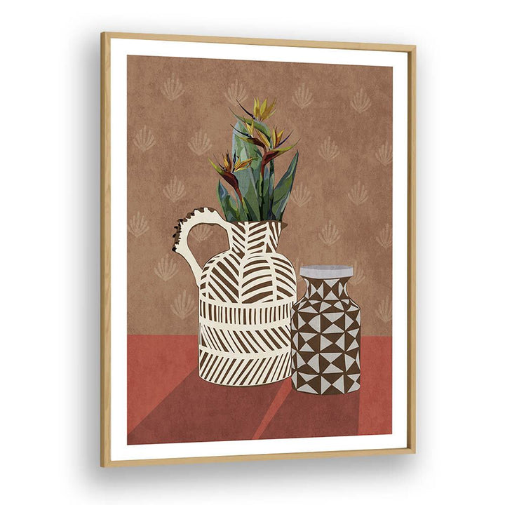 Elegant FLOWER VASE IV, BOHO ART PAINTINGS, showcasing modern style and vibrant colors to elevate your space.