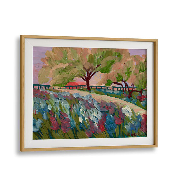 Vibrant HILL COUNTRY SUNRISE, LANDSCAPE PAINTINGS showcasing serene rolling hills and a breathtaking sunrise.