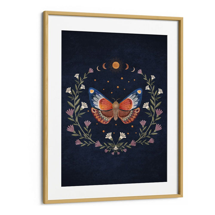 Colorful butterfly artwork, "BUTTERFLY II , ANIMAL PAINTINGS" by Emel Tunaboylu, enhances any living space beautifully.