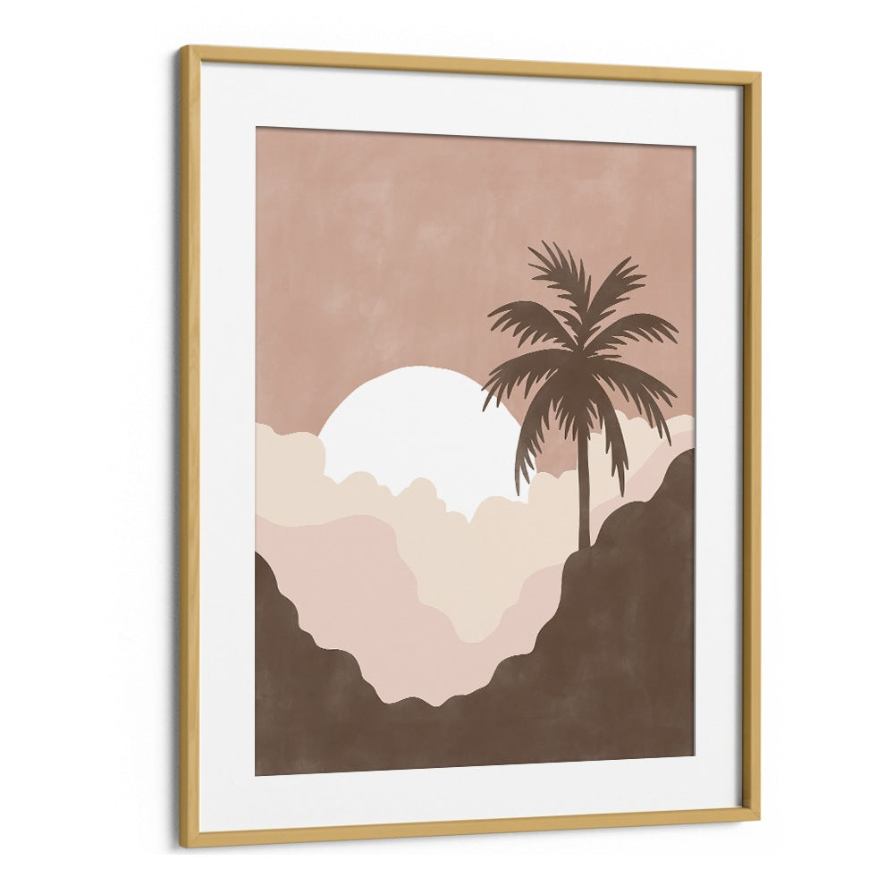 Captivating sunset landscape painting by Elena Ristova, perfect for adding warmth to any space. SUNSET, LANDSCAPE PAINTINGS.