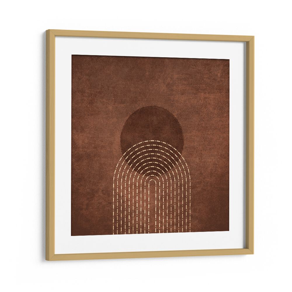 Rainbow Gate Dots, Boho Art Paintings by Emel Tunaboylu, perfect for elevating your space with artistic charm.