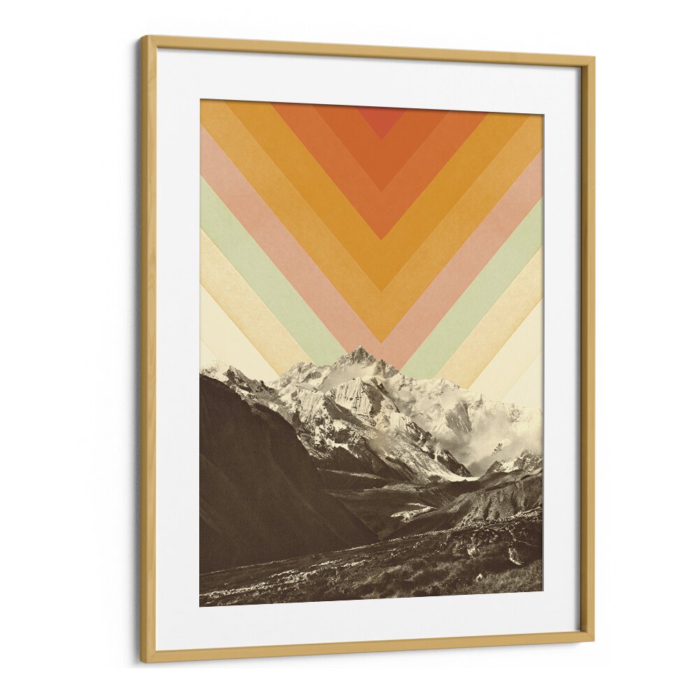 Transform your space with MOUNTAINSCAPE II, LANDSCAPE PAINTINGS, showcasing majestic mountains by Florent Bodart.