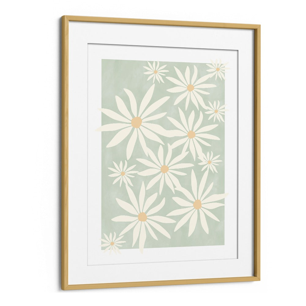 Brighten your decor with GREEN FLOWERS, FLORAL FLOWER PAINTINGS by Elena Ristova, showcasing nature's beauty.