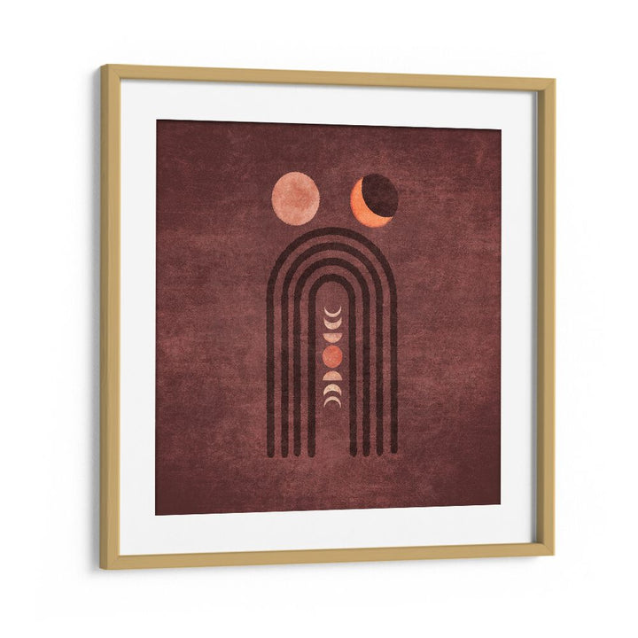 Stunning VISNE WATERCOLOR MOON PHASE, BOHO ART PAINTINGS featuring a modern design by Emel Tunaboylu to elevate your space.