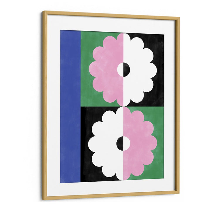 Colorful TWIN FLOWER, FLORAL FLOWER PAINTINGS by Elena Ristova, perfect for enhancing your space with nature's beauty.