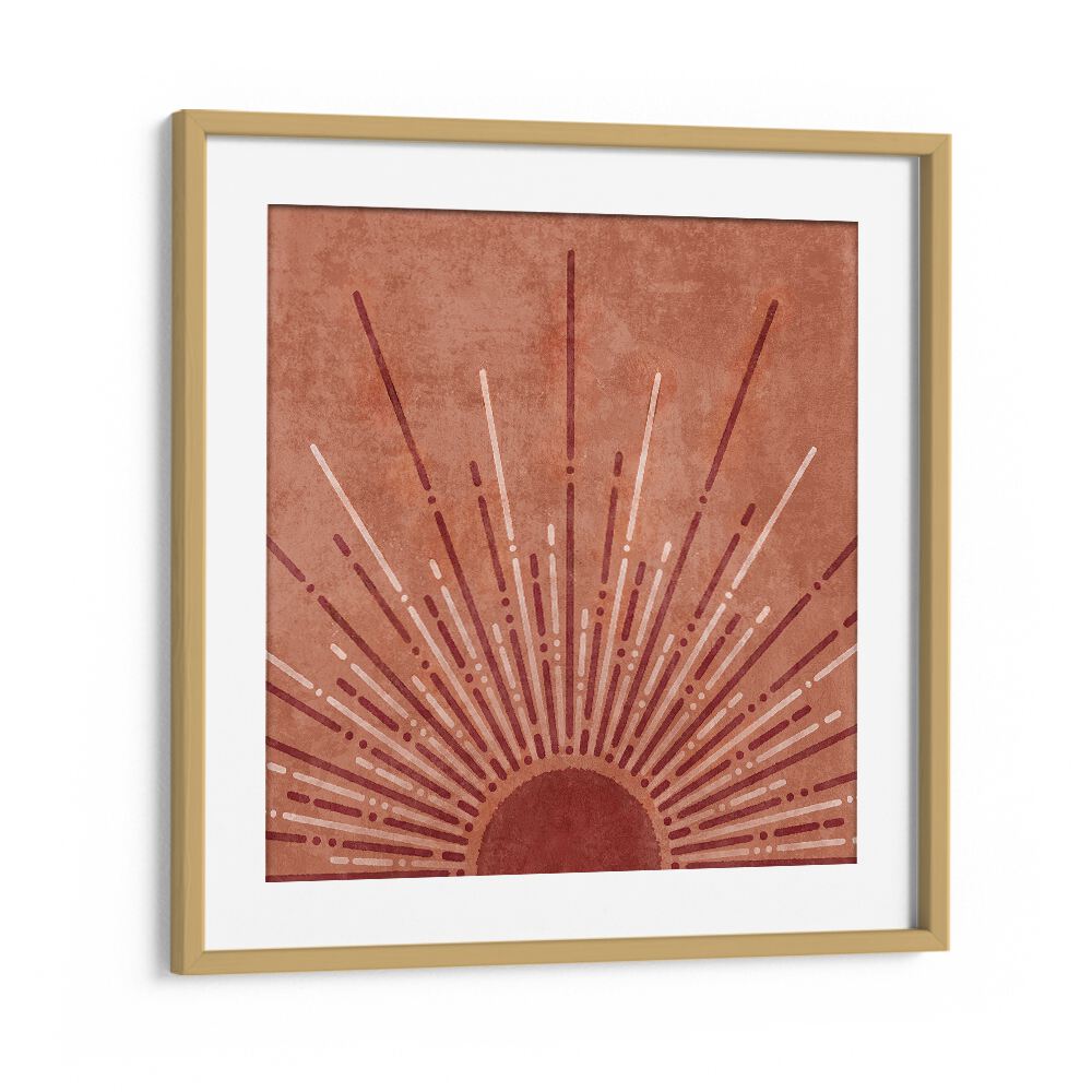 Stunning SUN WALL ART, BOHO ART PAINTINGS by Emel Tunaboylu, perfect for transforming your contemporary space.
