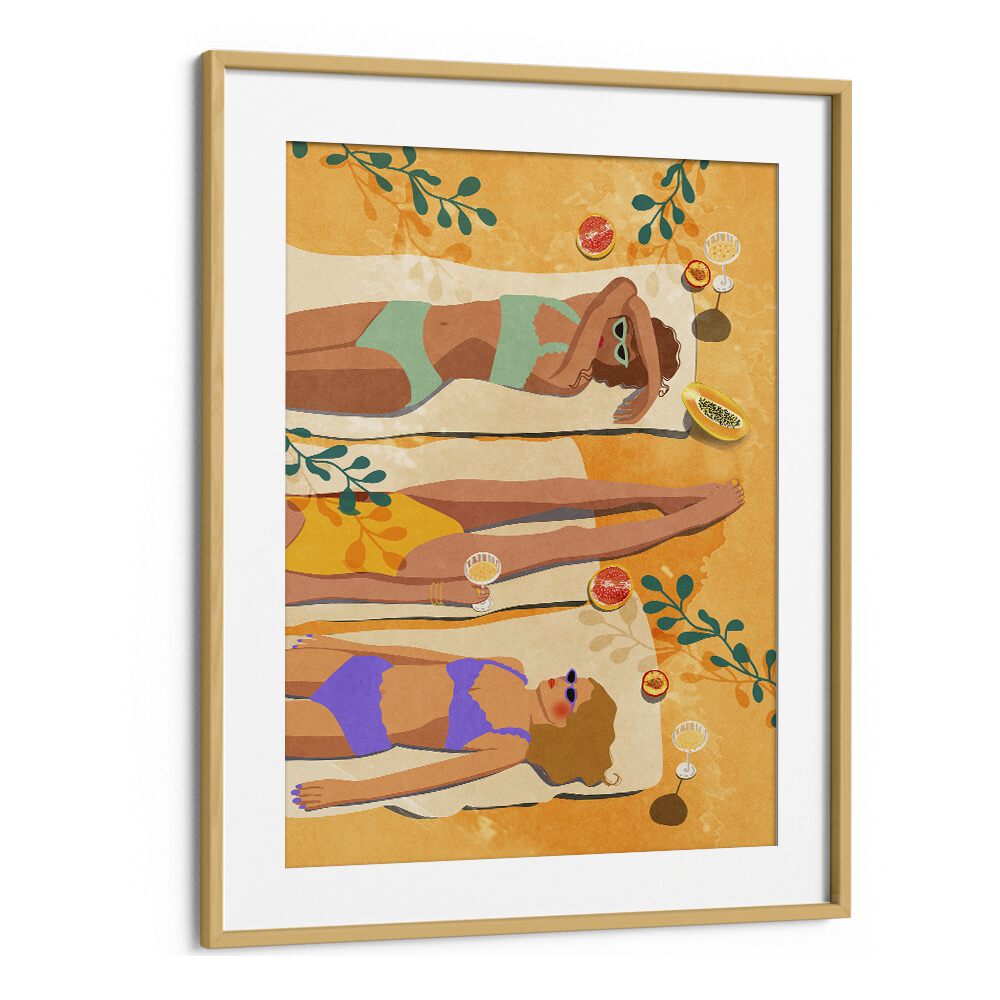 Stylish SUMMER GIRLS, FASHION POSTERS artwork by Raissa Oltmanns, perfect for elevating your space.