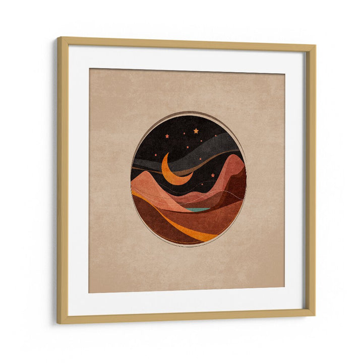 CEMBER GECE SAHNESI, BOHO ART PAINTINGS by Emel Tunaboylu, a stunning canvas artwork for any space.