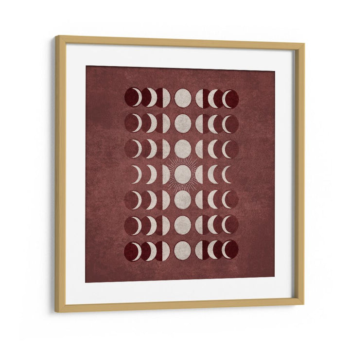 Elegant VISNE MOONS PHASES, BOHO ART PAINTINGS showcasing celestial beauty, perfect for enhancing your space.