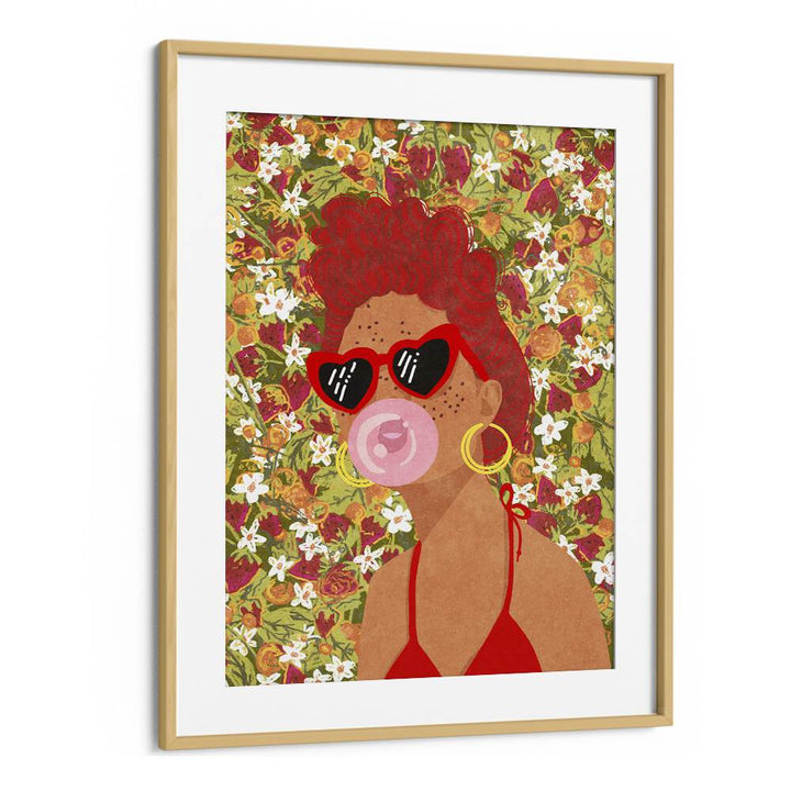 Strawbeery Lady, fashion posters showcasing vibrant art by Raissa Oltmanns, perfect for modern home decor.