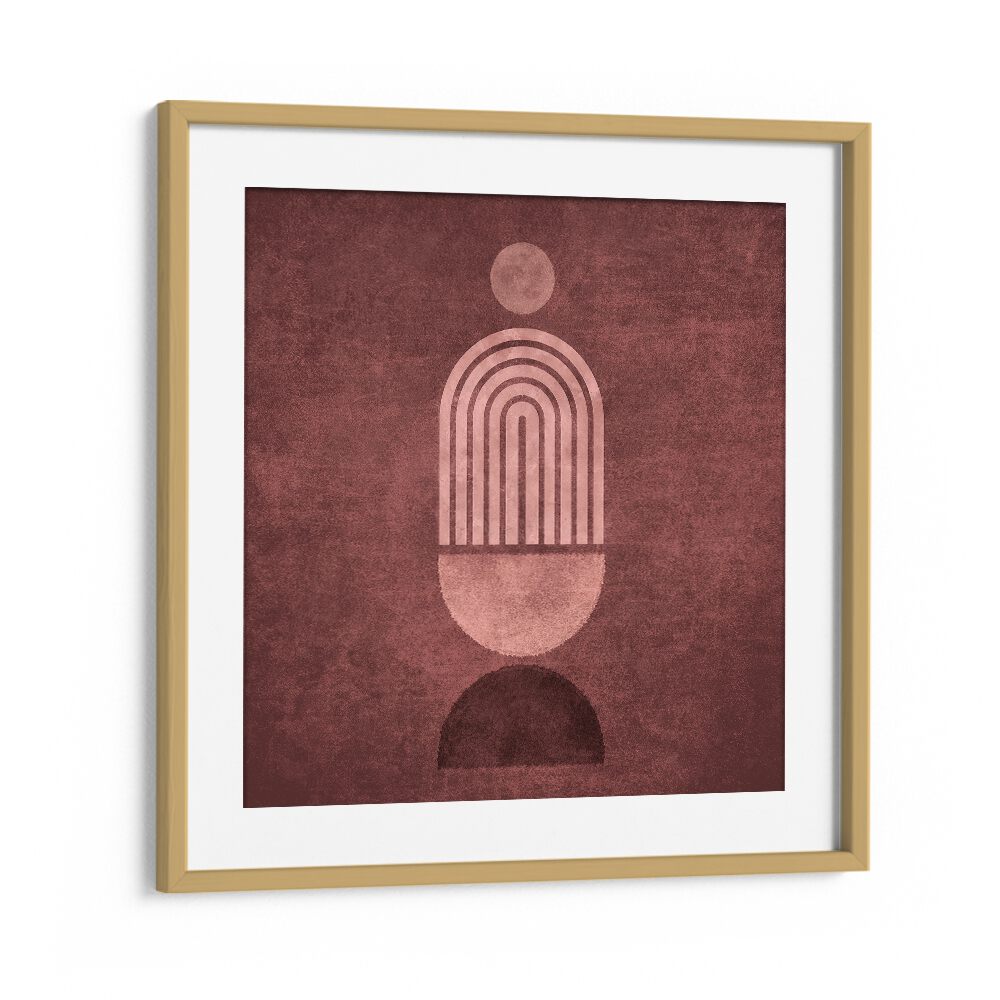 Rainbow Gate Vazo, Boho art paintings showcase a unique design by Emel Tunaboylu on premium canvas. Perfect for decor.