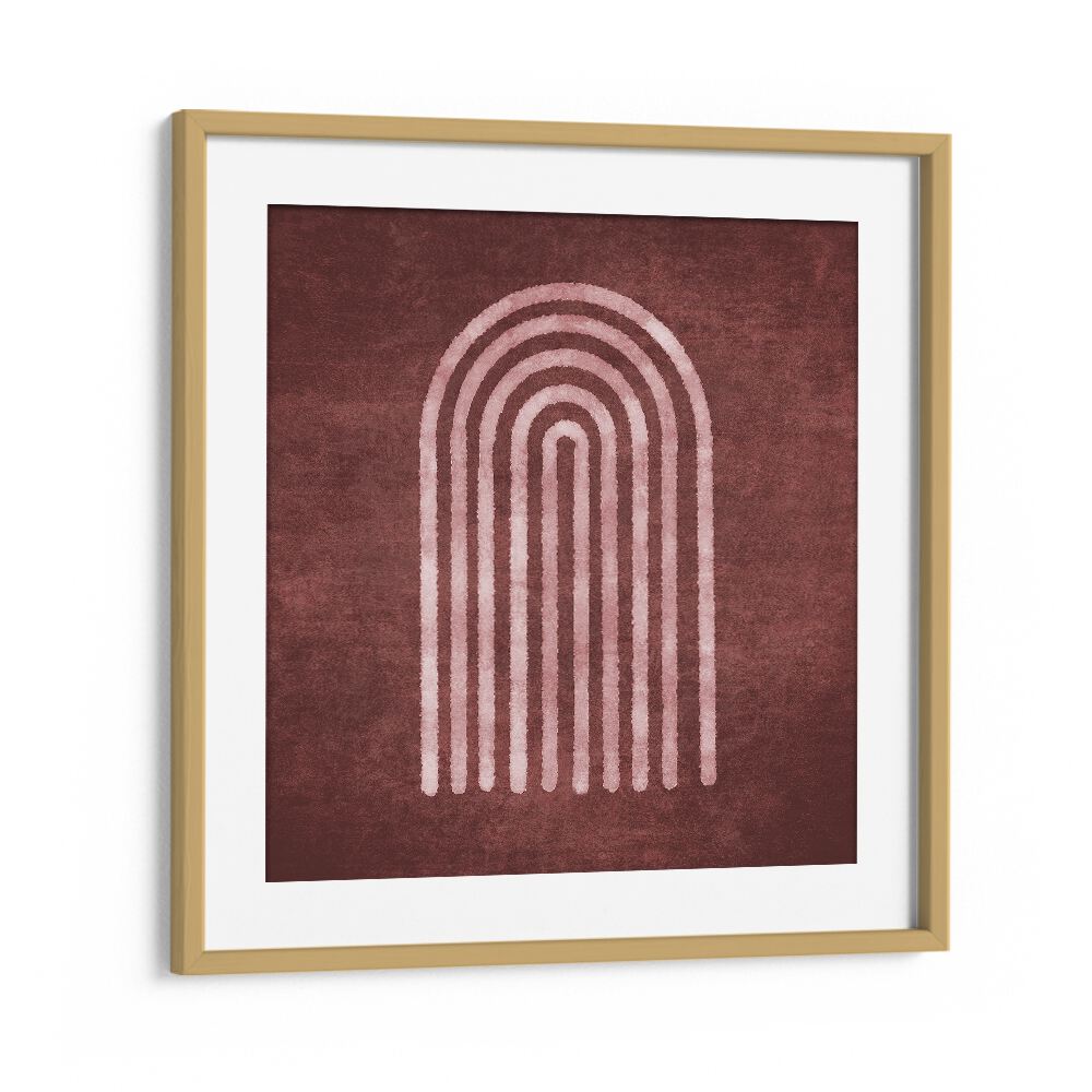 Elegant VISNE WATERCOLOR RAINBOW, BOHO ART PAINTINGS framed in gold, showcasing vibrant artistic expression.