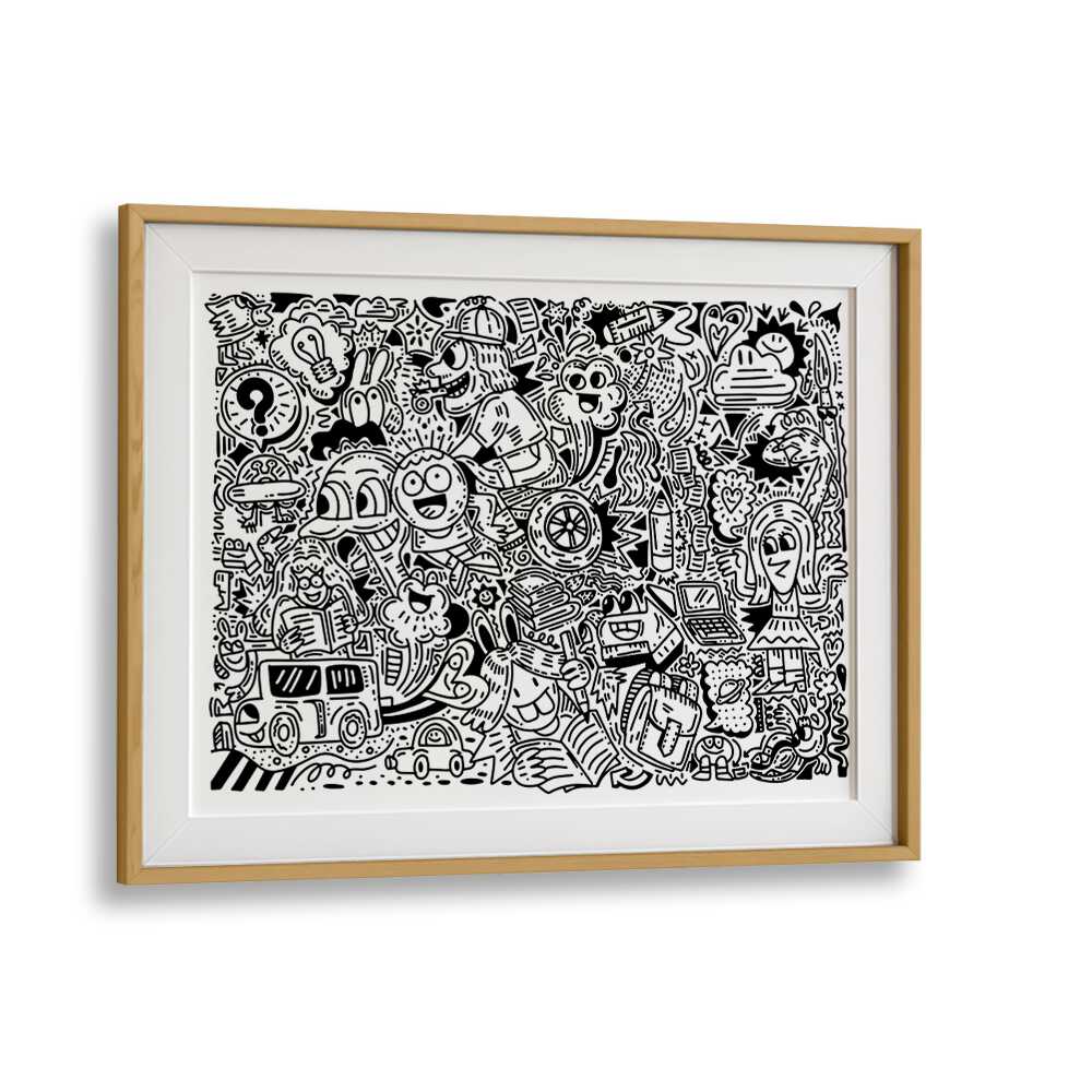 JOY RIDE , DOODLE ART PAINTINGS