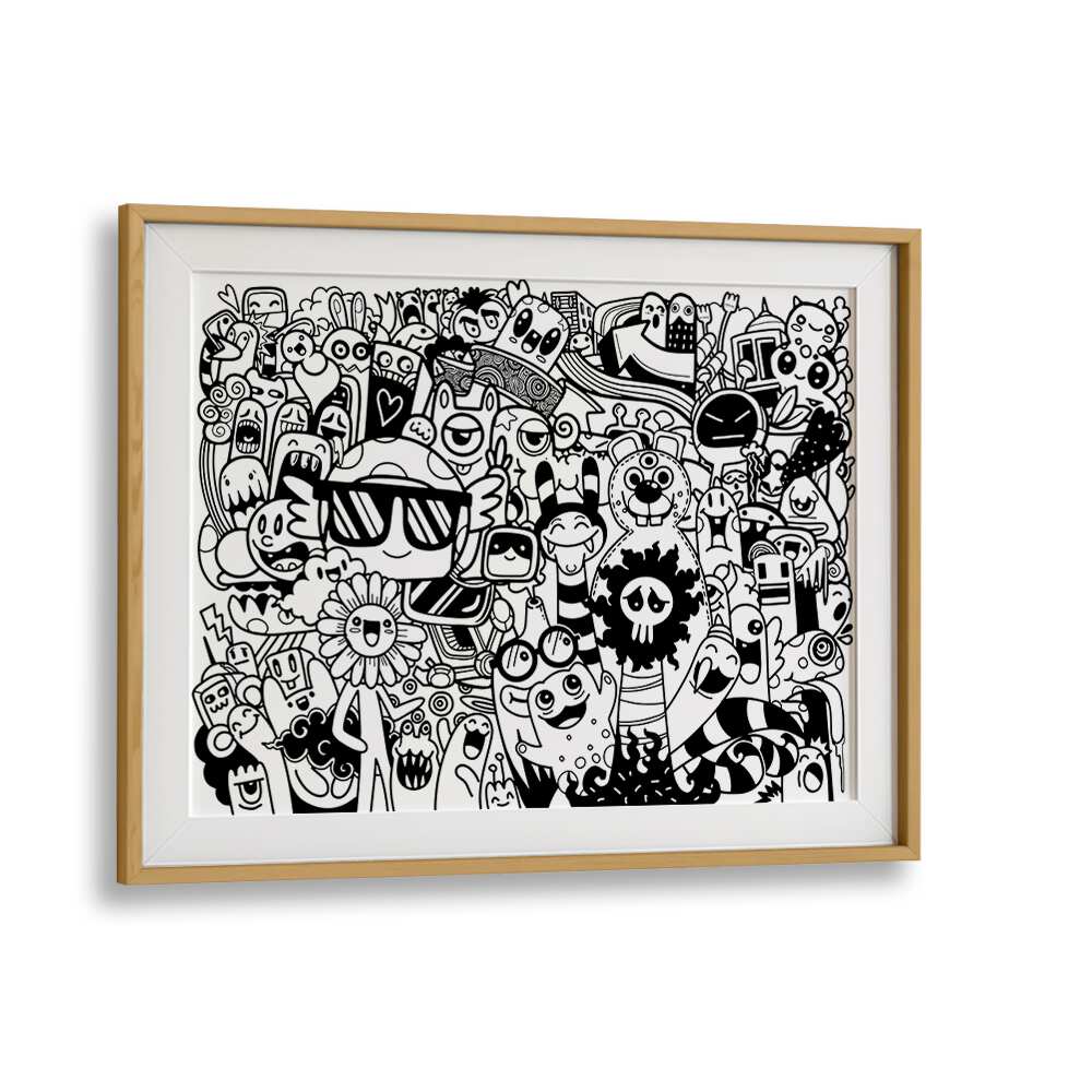 Colorful and imaginative BEASTIE BONANZA II, DOODLE ART PAINTINGS bring creativity to life in your space.