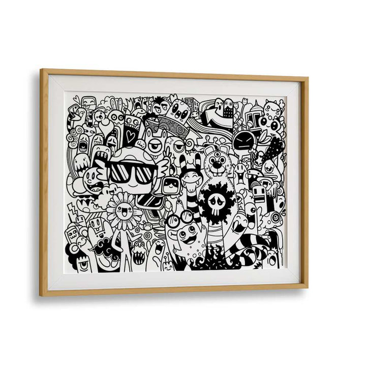 Colorful and imaginative BEASTIE BONANZA II, DOODLE ART PAINTINGS bring creativity to life in your space.