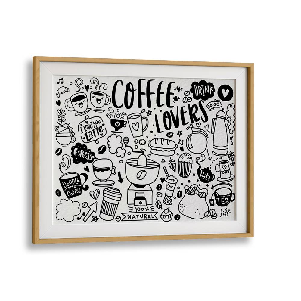 HIGH CAFFEINE , DOODLE ART PAINTINGS