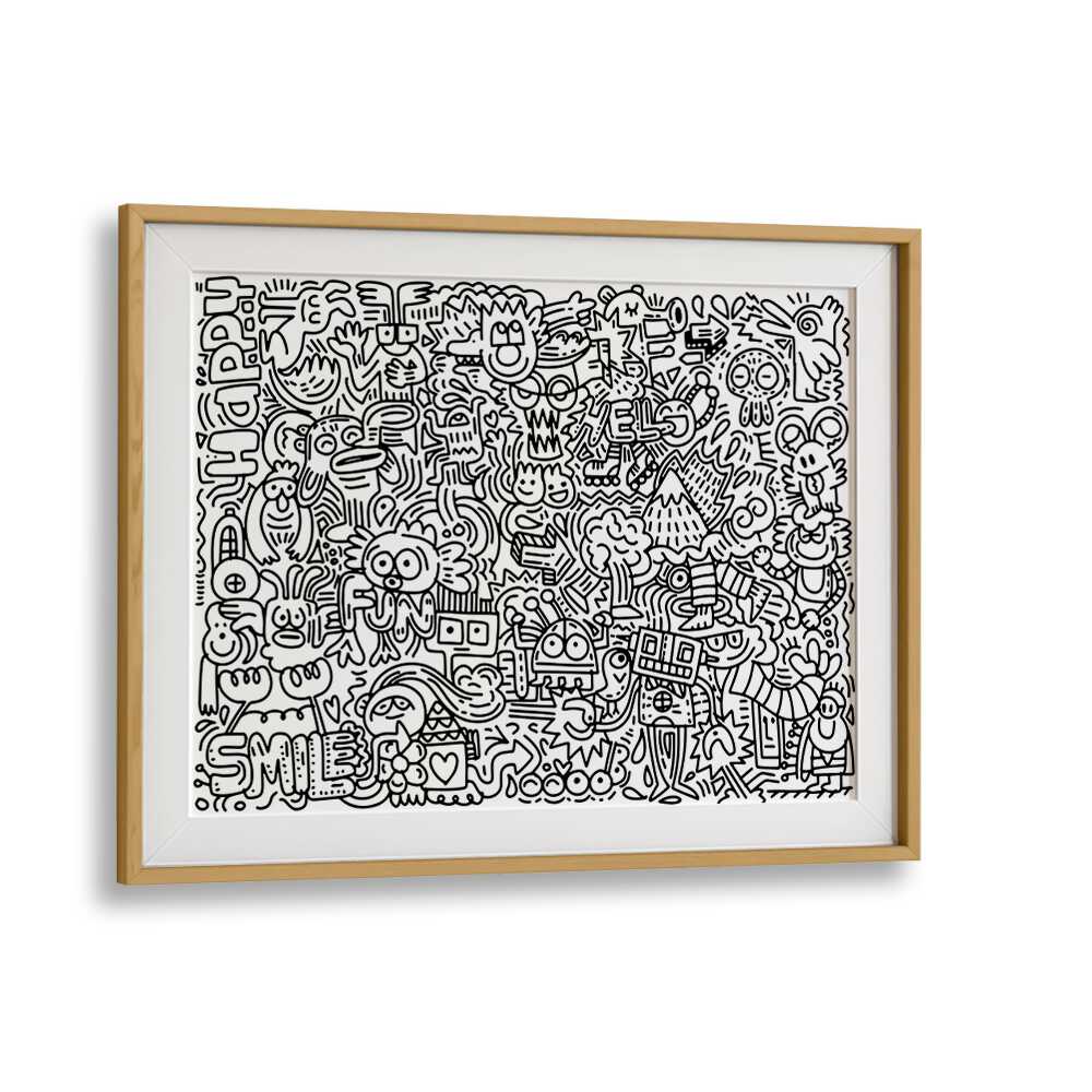 CREATURE CARNIVAL , DOODLE ART PAINTINGS