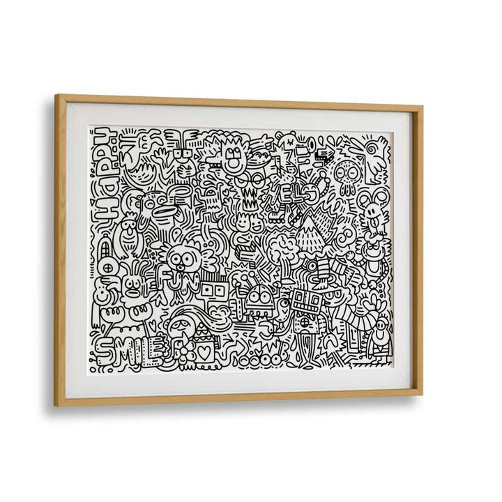 CREATURE CARNIVAL , DOODLE ART PAINTINGS