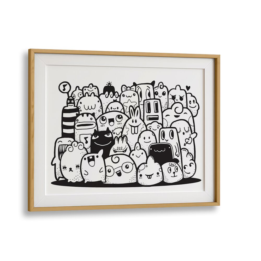 KAWAI , DOODLE ART PAINTINGS