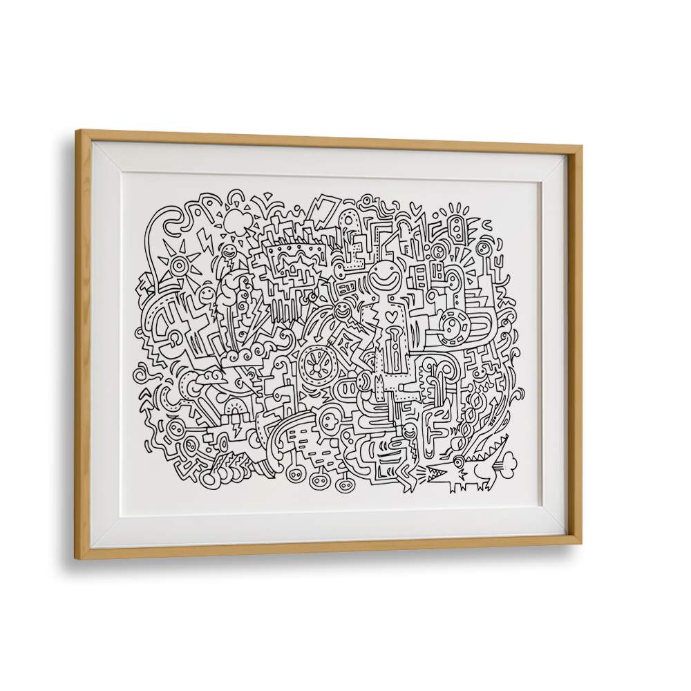 HAPPY FACE , DOODLE ART PAINTINGS