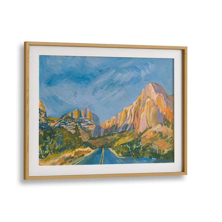 Stunning MOUNTAIN ROAD, LANDSCAPE PAINTINGS showcasing majestic scenery to enhance your living space.