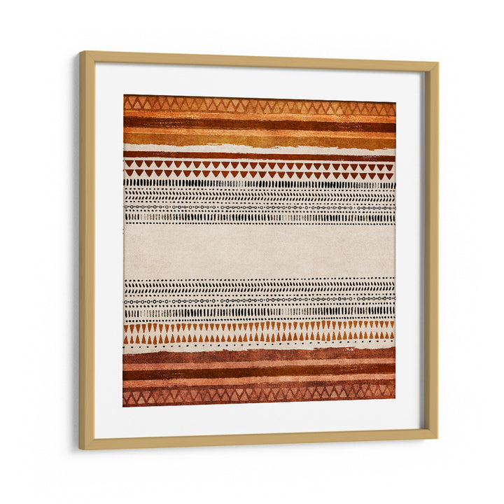 Elegant IKILI, BOHO ART PAINTINGS feature warm earth tones and intricate patterns, perfect for modern decor.