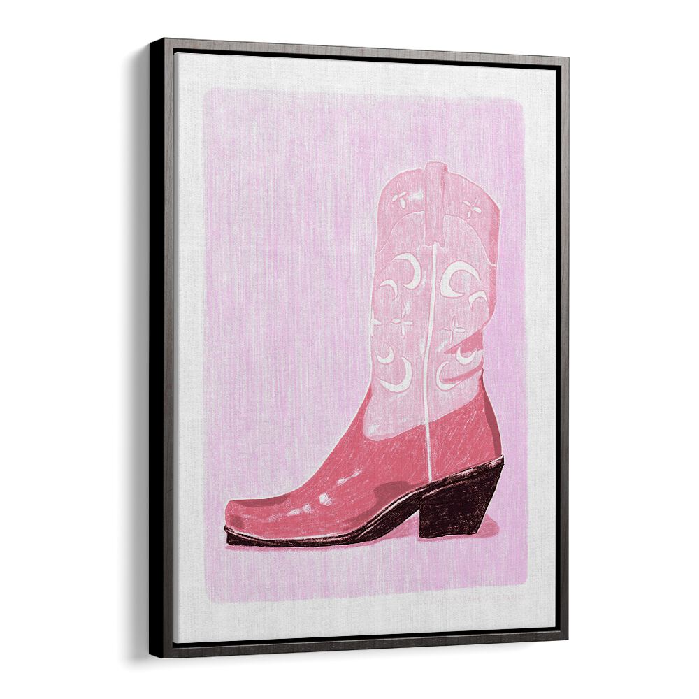 Stylish PAC COW GIRL BOOT fashion poster showcasing modern cowgirl elegance and comfort. Perfect for any space!