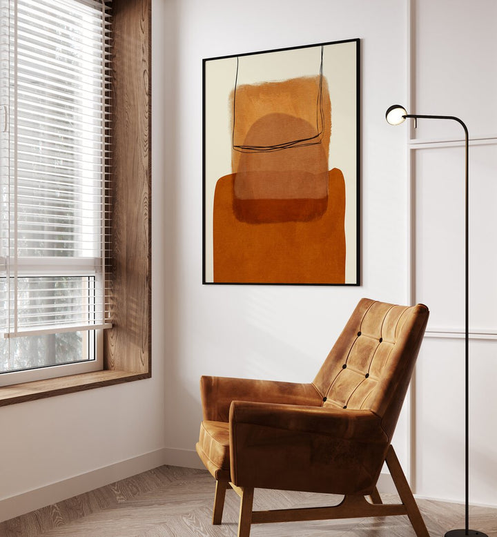 Modern abstract art featuring PAINTED LINES DESATUR I, a stunning piece by Ana Rut Bre for art enthusiasts.