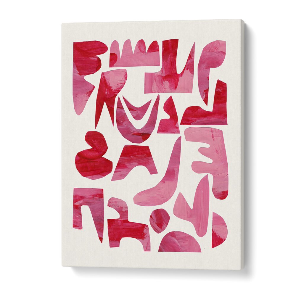 Vibrant PINK KISS PIECES, FASHION POSTERS by Ejaaz Haniff bring artistic flair to any modern space.