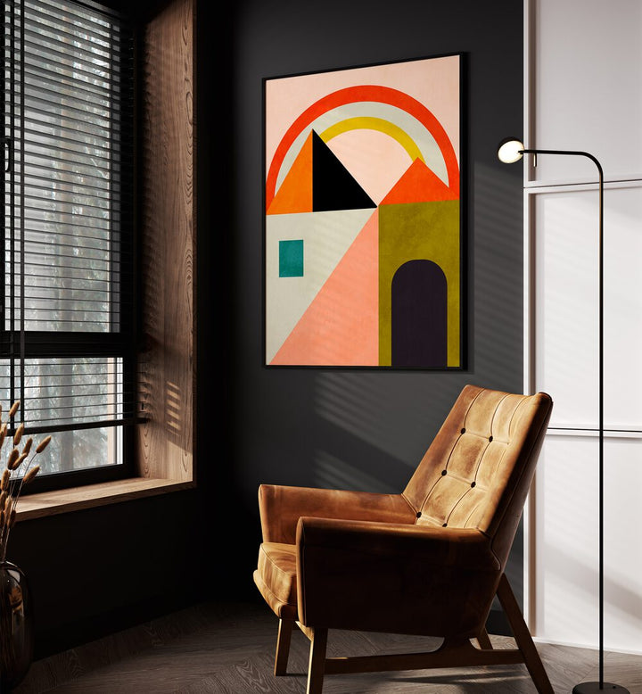 Transform your space with PLAYING AROUND SHAPES, ABSTRACT PAINTINGS by Ana Rut Bre, showcasing modern elegance and vibrant artistry.