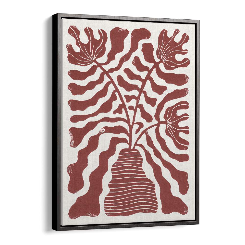 Vibrant RED FLOWERS IN A VASE, FLORAL FLOWER PAINTINGS by Alisa Galitsyna enhance any space beautifully.