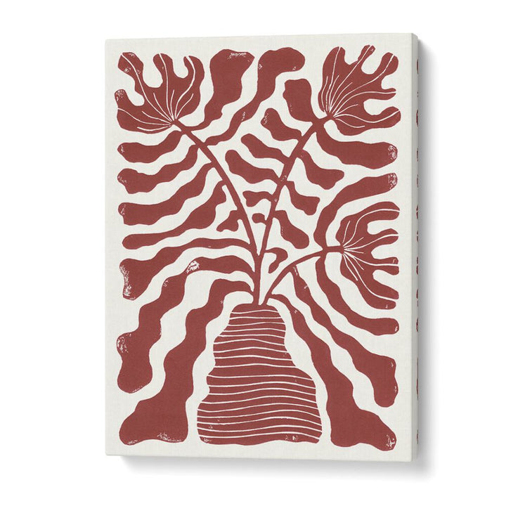 Vibrant RED FLOWERS IN A VASE, a stunning FLORAL FLOWER PAINTINGS by Alisa Galitsyna, perfect for any decor.