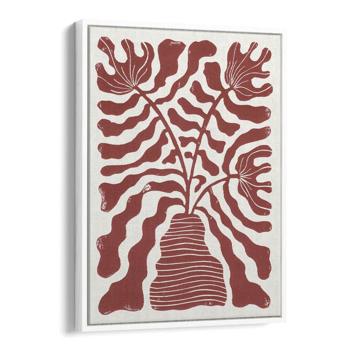 Vibrant RED FLOWERS IN A VASE, FLORAL FLOWER PAINTINGS by Alisa Galitsyna, perfect for enhancing any space.